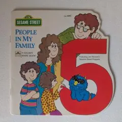 1983年ヴィンテージ英語絵本 セサミストリート 洋書 型抜き5のサムネイル