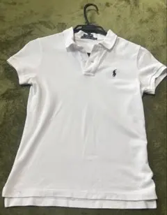 RALPH LAUREN】ホワイト ポロシャツ 半袖 サイズ7f - メルカリ
