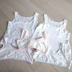 肌着 タンクトップ 胸二重 ジュニア インナー 5枚セット