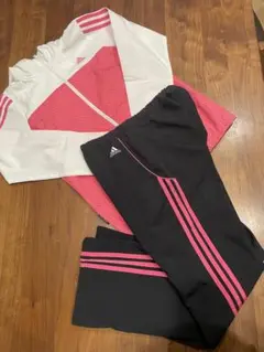 adidas フード付きジャージ上下セット　アディダス　ジャージ