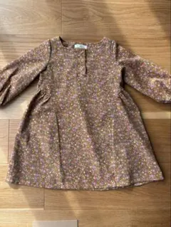 ビームスミニ　花柄 ワンピース　90サイズ