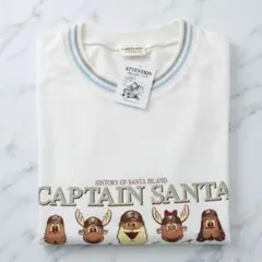CAPTAIN SANTA Tシャツ Lサイズ　ホワイト