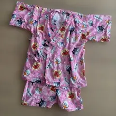 アンパンマン 甚平 100 ピンク
