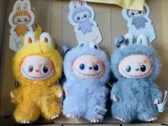 イニシャル　ラブブ　ぬいぐるみ　ペンダント　popmart ３体セット