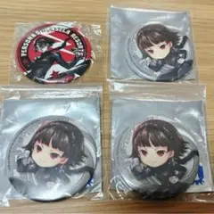 ペルソナ5 ぺご パセラ ナンジャ 缶バッジ4点セット 新島真