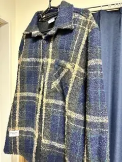 チェック柄シャツジャケット