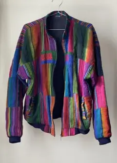 vintage ネイティブ パッチワークブルゾンのサムネイル