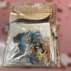 ワンピース　海賊旗アクリルスタンド　白ひげ＆エース＆マルコ　アクスタ