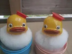 昭和レトロ★バンダイ製・ちびっ子パウダー　和光堂 　２個セット