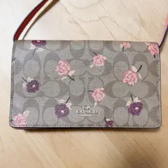 【未使用】COACH 2WAY シグネチャー ウォレット ショルダーバッグ