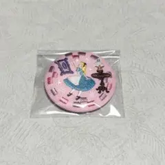 ディズニー 刺繍缶バッジ 不思議の国のアリス