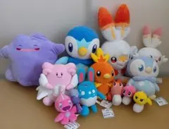 ポケモン ぬいぐるみ　まとめ売り　ポッチャマ　メタモン　シャリタツ