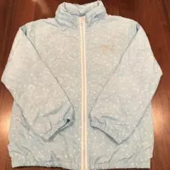 マザウェイズ ポケッタブルウインドブレーカー 140 水色スター