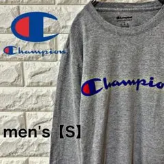 【champion チャンピオン】長袖Tシャツ　ロンT【メンズS】グレー　D20
