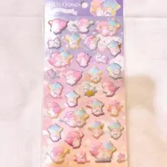 ぷくっとシール　リトルツインスターズ　キキ&ララ　シール交換　ステッカー