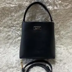 【美品】アニエスベー　2way ショルダーバッグ　ハンドバッグ
