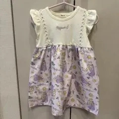 【新品】しまむら　ディズニー　ラプンツェル　ノースリーブワンピース
