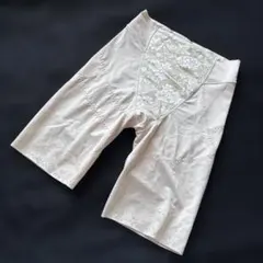 EY50 芦屋美整体　綺麗な花柄　ロングガードル　M ピンク系　美補正