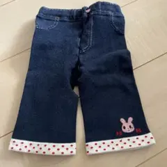 Hot Biscuits ホットビスケッツ うさぎ刺繍 パンツ 90cm