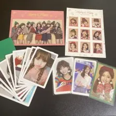 twice merry&happy トレカ ステッカー ポストカード セット
