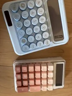 電卓 2点セット パステルカラー　asmr 家計簿