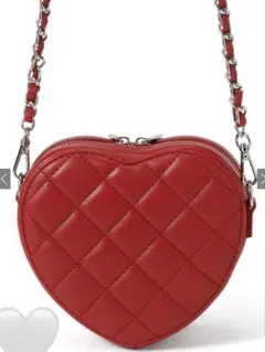ハート型ショルダーバッグ レッド【値下げ可能】