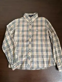 BURBERRY バーバリー チェック柄 長袖シャツ M