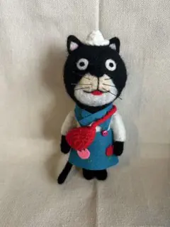羊毛フェルト　ねこさん