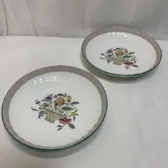 ミントン ハドンホール 2001年　トレリス ボウル 2枚セット 16.5cm