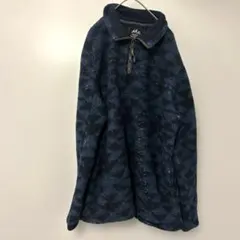 グリズリーシェルパ フリース プルオーバー Ｌ 紺 ポリエステル ハーフジップのサムネイル