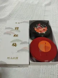 新品　錦松梅　会津塗　容器　 ふりかけ無し　工芸品