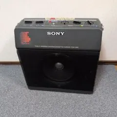 日本製SONY テープレコーダー TCM-1390 録音 再生機 拡声機能のサムネイル