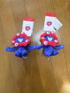 ミャクミャク ポキポキぬいぐるみ 本体 ヒョウ柄コスチューム セット