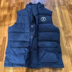 ブラック ダウンベスト