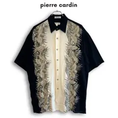 Pierre Cardin アロハシャツ M レーヨン ボタニカル ハワイのサムネイル