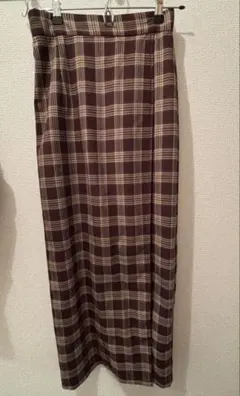 リリアンカラット　チェックスリットタイトスカート