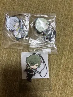 刀剣乱舞 にいてんごむっ ラバーストラップ 鶴丸 膝丸 鶯丸 特典