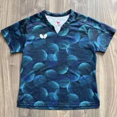Butterfly レディースM 水玉模様卓球ユニフォーム