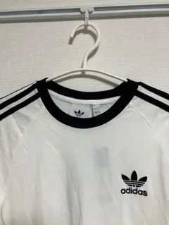 【未使用】adidas 3本ライン Tシャツ 半袖 ホワイト