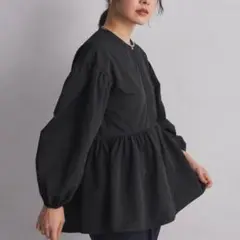 green label relaxing ＜at ease＞ペプラム ブラウス