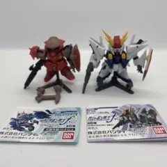 （欠品あり）ガシャポン戦士f02メッサー&03クスィーガンダム&グスタフ・カール