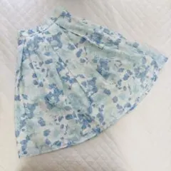 花柄タックスカート an another angelusのサムネイル
