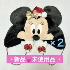 【新品２点】当日発送可❗️✨東京ディズニーランド　クリスマスミ二ー　ファンキャップ