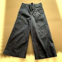ZARA WOMAN デニムパンツ ワイドクロップド