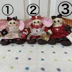 カントリードール③ うさぎのドール　ハンドメイド　人形　カントリー雑貨　1体価格