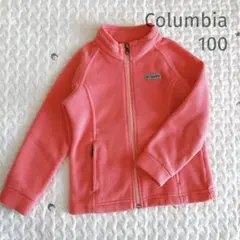 Columbia フリースジャケット 4T ピンク　100cm
