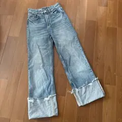 ZARA ダメージ　デニムパンツ EUR34