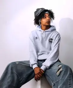 【UMBRO×フリークスストア】別注 ロゴスウェットパーカー