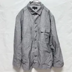 極美品 コートダジュール シャツ 長袖 ジャケット グレー L