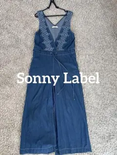 刺繍デニムサロペット　SonnyLabel アーバンリサーチ